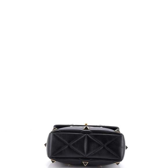 Valentino Garavani Roman Stud Flap Bag #239738V19B - Picture 4 of 6